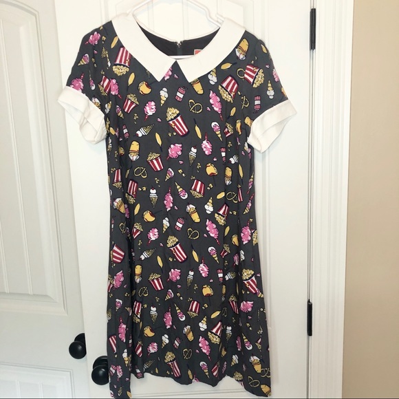 ModCloth A-Line Babydoll Carnival Food Dress - Picture 2 of 4